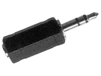 Adaptateur audio-video jack 3.5mm male stereo / jack 3.5mm femelle mono