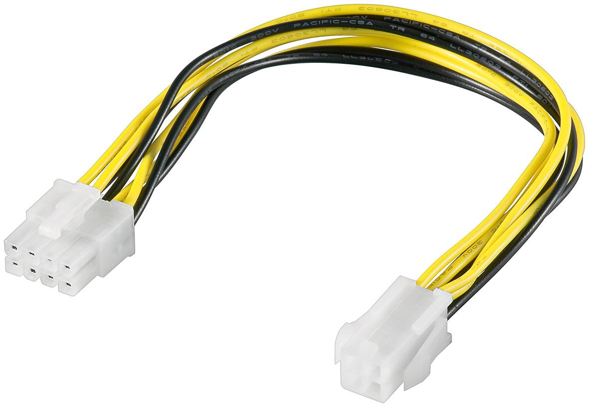 Câble d'alimentation cak - s10 atx2 8 pins / atx1 4 pins