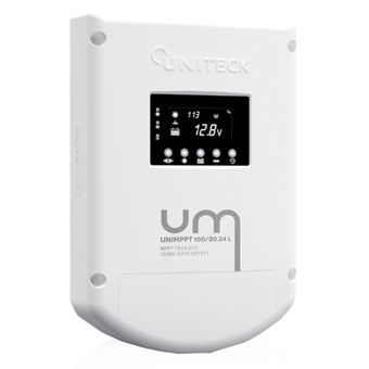 Régulateur de charge uniteck pour panneaux solaires 12/24v 30a mppt