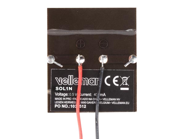 Cellule solaire 0.5v 400ma