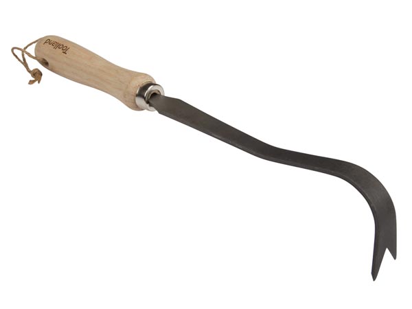 Couteau désherbeur avec manche en bois