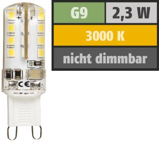 Lampe a led g9 2.3w ( equivalent 23w ) 180 lumens 3000k blanc chaud