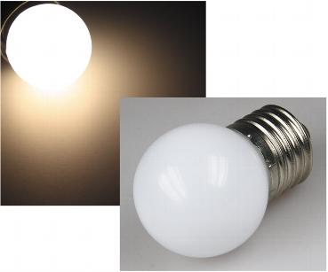 Lampe e27 - a   leds  3w - blanc chaud - 3000°k - 220 lumens - 230v - 45 x 73 mm