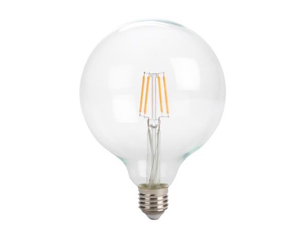 Ampoule a filament led style retro g125 4.5w e27 blanc chaud intense