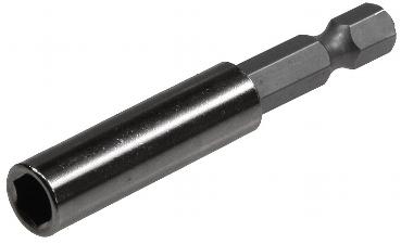 Embout magnétique 1/4" longueur 60 mm, avec fixation 1/4"-e6,3