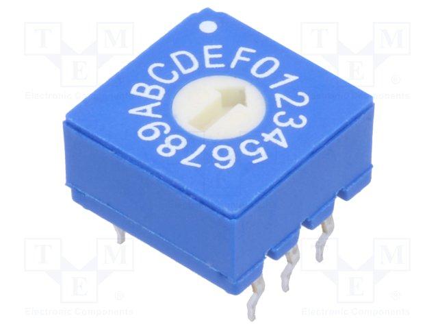Encodeur bcd 1 x circuit hexadecimal 16 positions