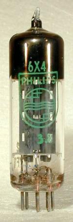 Tube electronique ez90 / 6x4  rectifier 7 pins
