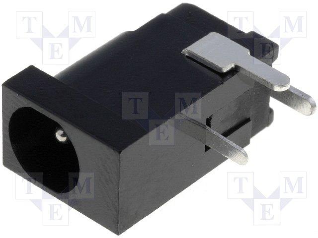 Dc-chassis socket 1.0mm closed (pcb mount)