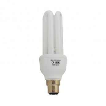 Lampe fluocompacte b22d 18w 230v 950 lumens 51x150mm 6400°k 3u