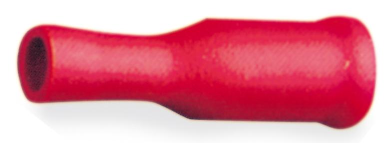 Cosse cylindrique femelle pour cable 0.5-1.5mm2 rouge lot de 50 x pièces
