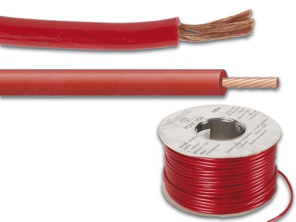 Câble alimentation 16mm² 5m rouge