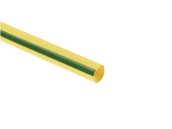 Assortiment de gaines thermorétractables vertes/jaunes 25 pièces Ø9.5mm l=1.2m