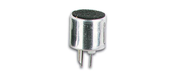 Pastille micro electret omnidirectionnel 600 ohms 1.5/10v 10x9mm