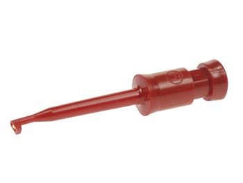 Grip-fils miniature -  à souder - cat1  60vcc 6a - rouge ( kleps 2 ) hirschmann