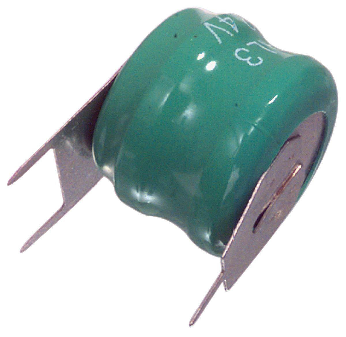 Accu bouton ni-mh 2.4v 70ma (16 x 13mm) à souder