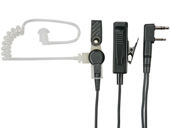 Kenwood« khs-8bl microphone de main 2 fils avec oreillette