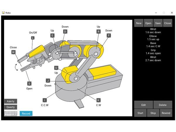 Interface usb pour bras robotique ksr10