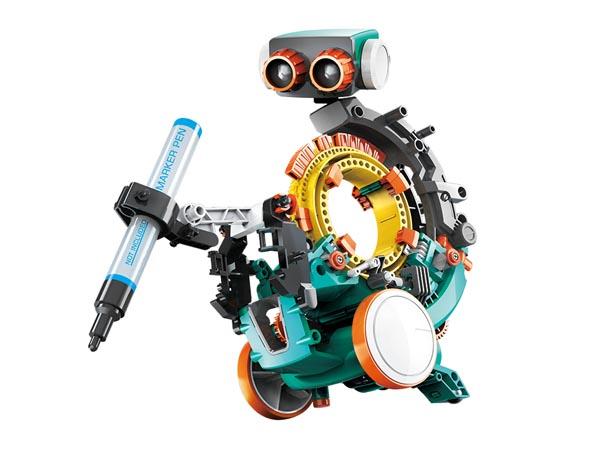 Robot de codage mécanique 5 en 1 (kit éducatif et créatif)