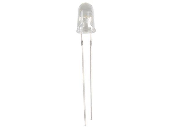 Led blanche water clear 5mm - 20000mcd 20°
