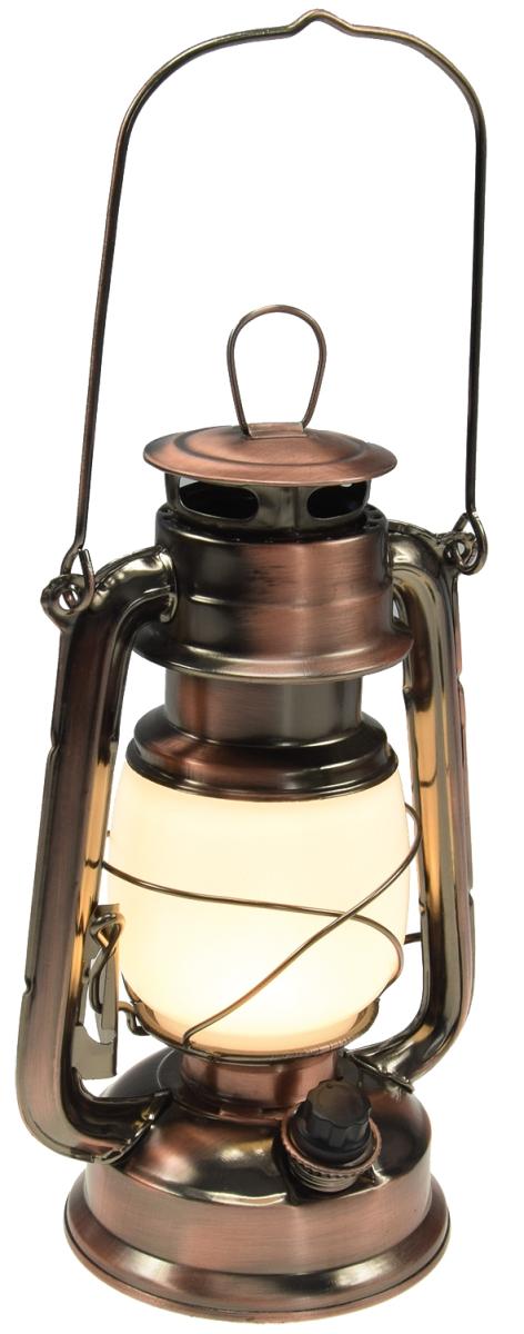 Lanterne de camping led "ct-cl cuivre" Øxh 12x23,5cm, 4x aa, blanc chaud, dimmable