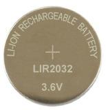Pile bouton li-ion rechargeable 3.6v 40ma (20 x 3.2mm)