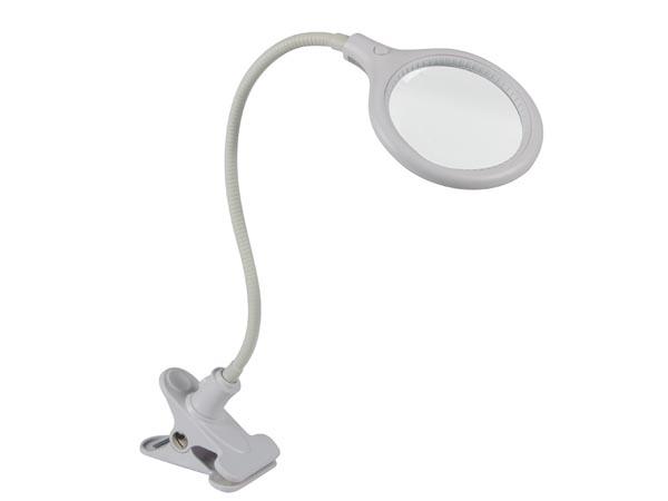 Lampe-loupe 30 leds avec pince - 5 dioptries - 6w