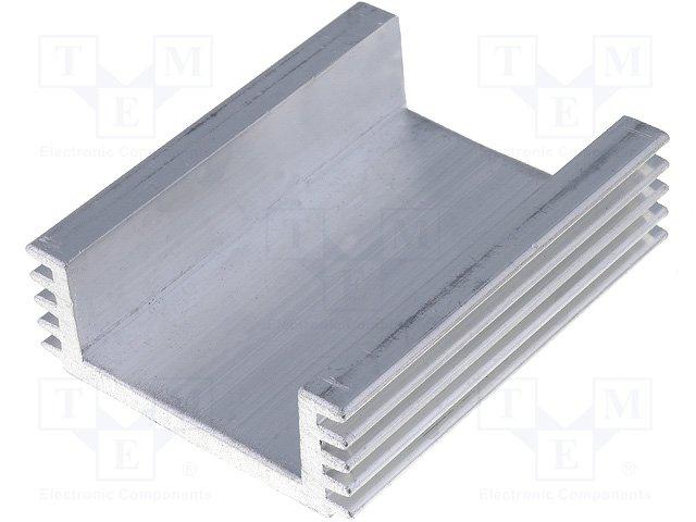 Radiateur 40x15x50mm aluminium