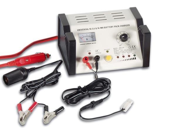 Chargeur 12v pour pack de 1a 10 accus ni-cd/ni-mh (1.4a 14v) capacite max 4000ma