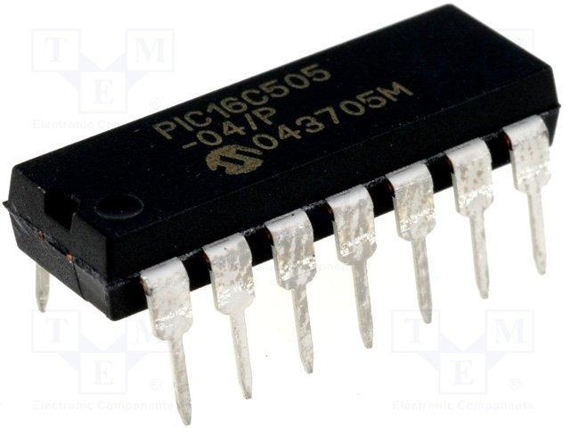 Microcontroleur  sram 512 bits 32 mhz dip14