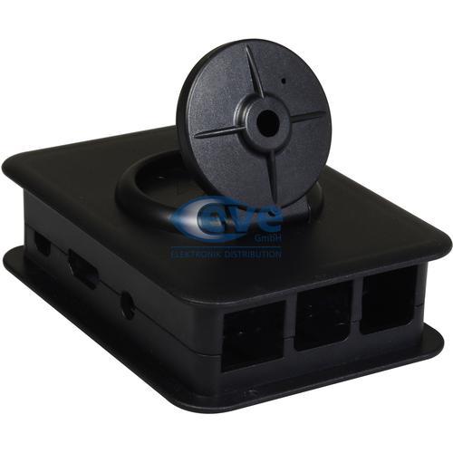 Boitier + support camera pour raspberrypi2 couleur noire
