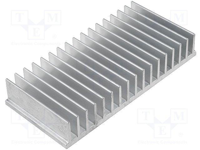 Radiateur 150x25x70mm aluminium