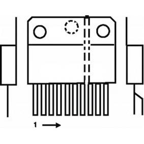 Circuit regulateur de tension hybride sip5