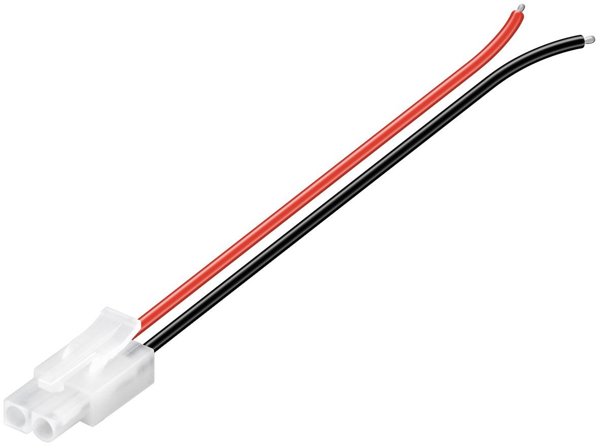 Connecteur tamiya mâle câble 1.5mm² l=11cm