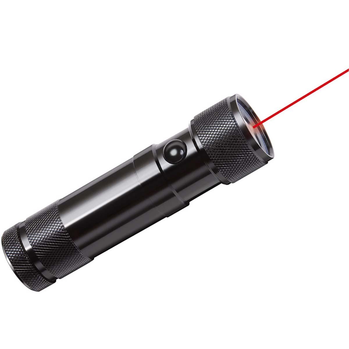 Torche led 45 lm avec pointeur laser