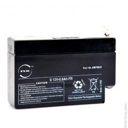 Batterie étanche agm cyclage 12volts 0.8a 96x25x62mm