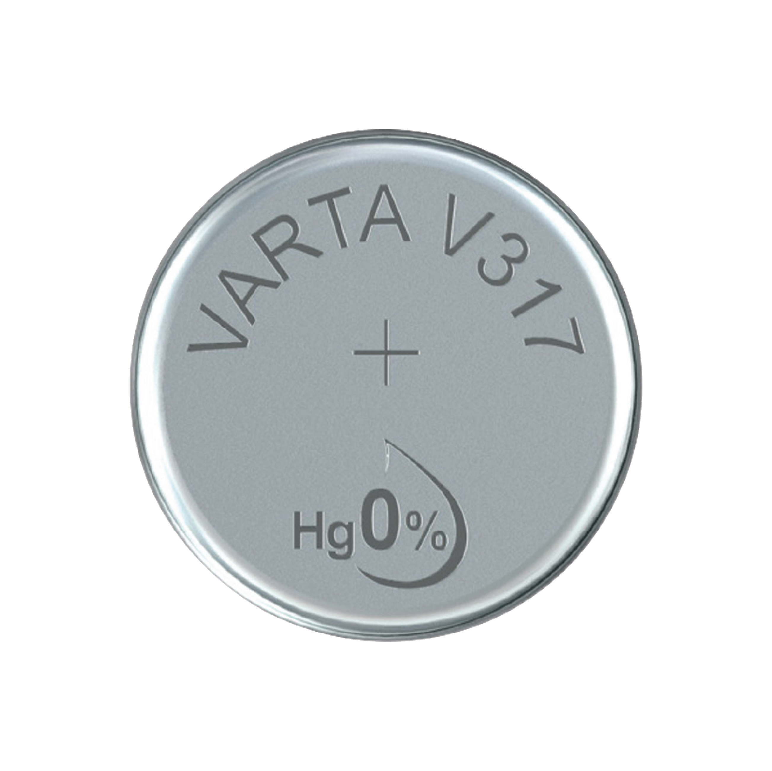 Pile bouton oxyde d'argent 1.55v 8ma (5.8x 1.6mm) sr516sw/sr62 sw varta 317.801.111
