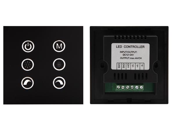 Contrôleur/variateur led tactile multifonctions