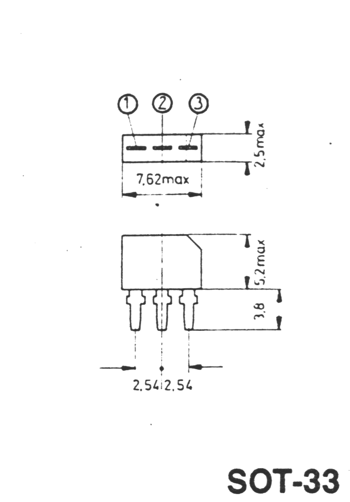 Si-n 40v 0.05a 0.25w 300mhz sot33