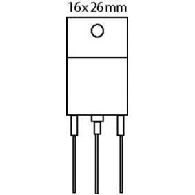 Si-n 1500v 10a 50w top3