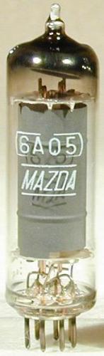 Tube electronique 6aq5 / el90 / 6l31 power pentode 7 pins