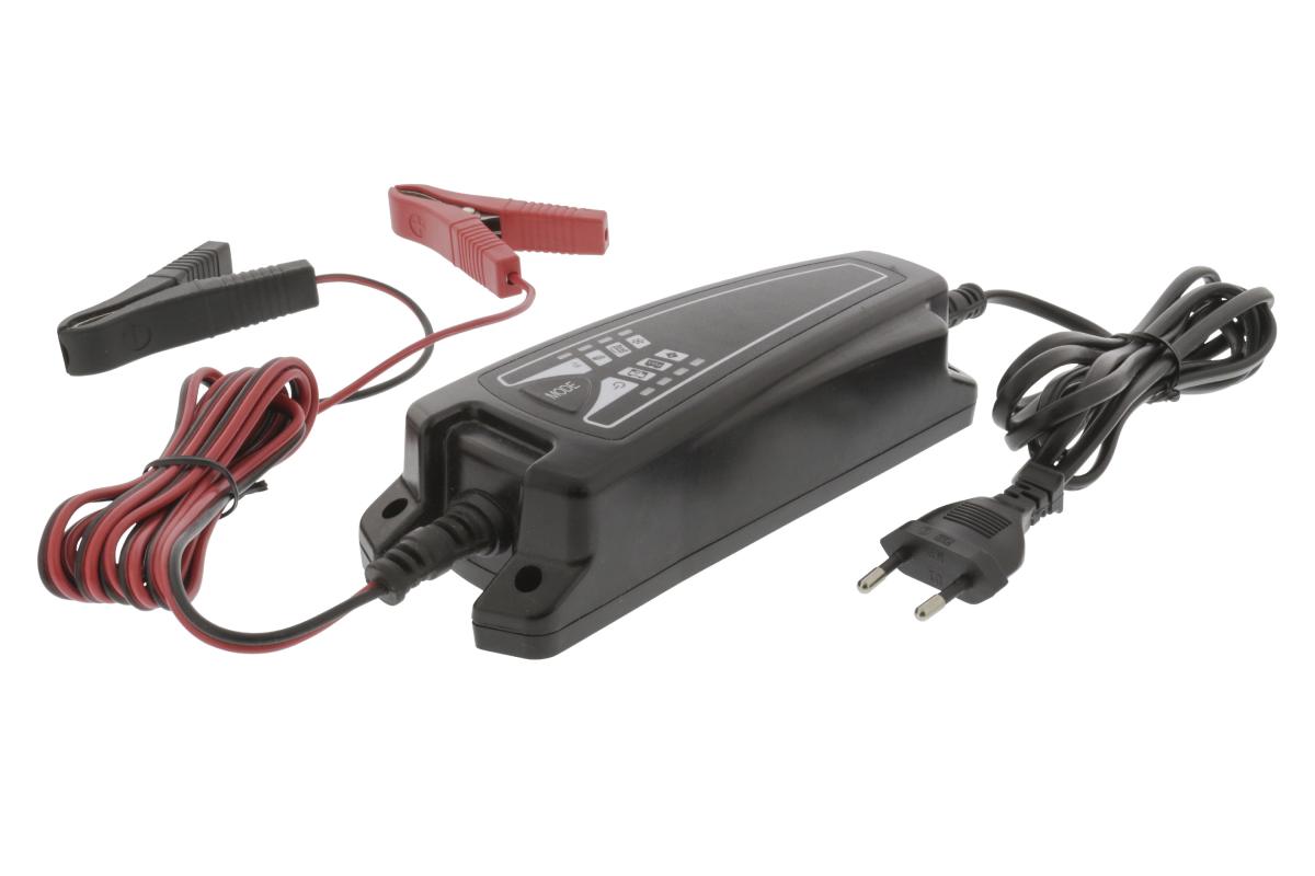 Chargeur intelligent pour batterie de vehicule - 6 v / 12 v - 3.8 a