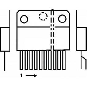 Pwr 2 x 3w sous 8 ohms 14v sil12