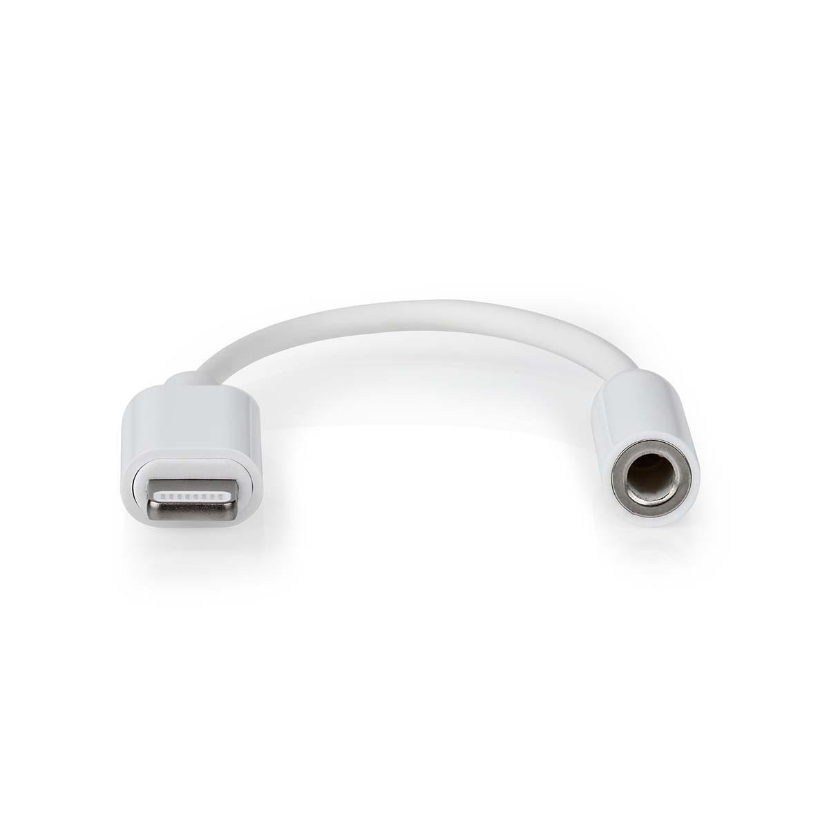 Adaptateur apple lightning male vers jack 3.5 mm femelle l=0.10m