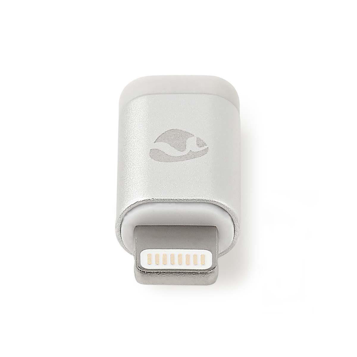 Adaptateur de connectique micro usb-b femelle vers lightning apple male