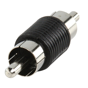 Adaptateur audio-video rca male / rca male