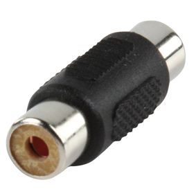 Adaptateur audio-video rca femelle / rca femelle