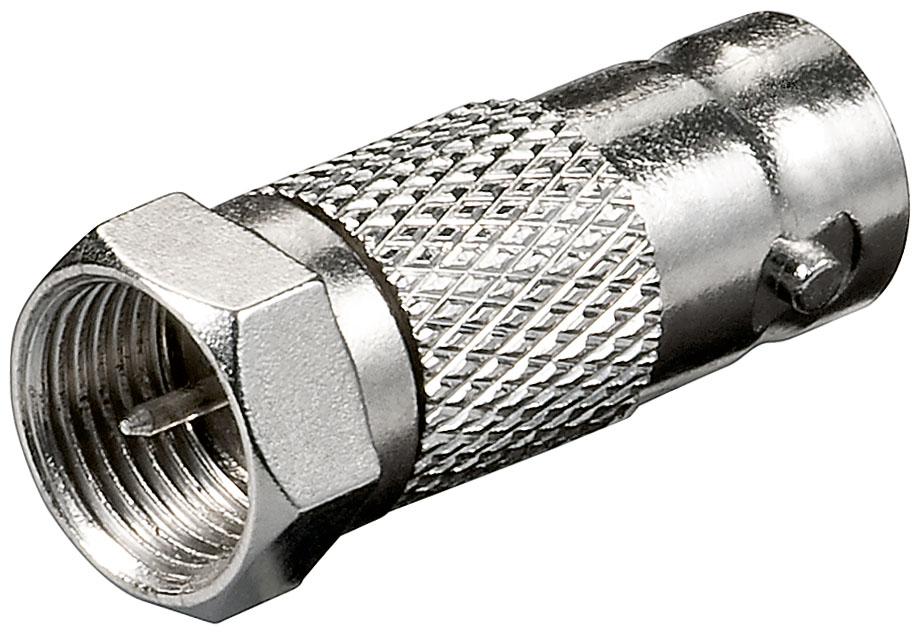 Adaptateur hf-television bnc femelle / f male