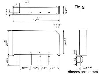 Pont de redressement 40-5a (b40-c5000/3300)