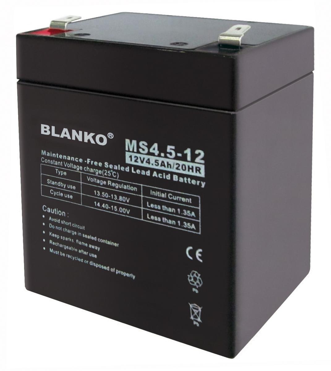 Batterie étanche au plomb standard 12v 5ah 90 x 70 x 100mm