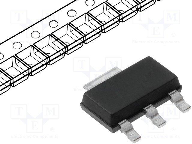 Si-n 15v 60ma 0.7w bipolaire sot223